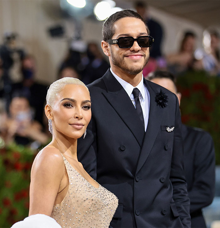 Kim Kardashian and Pete Davidson at Met Gala 2022