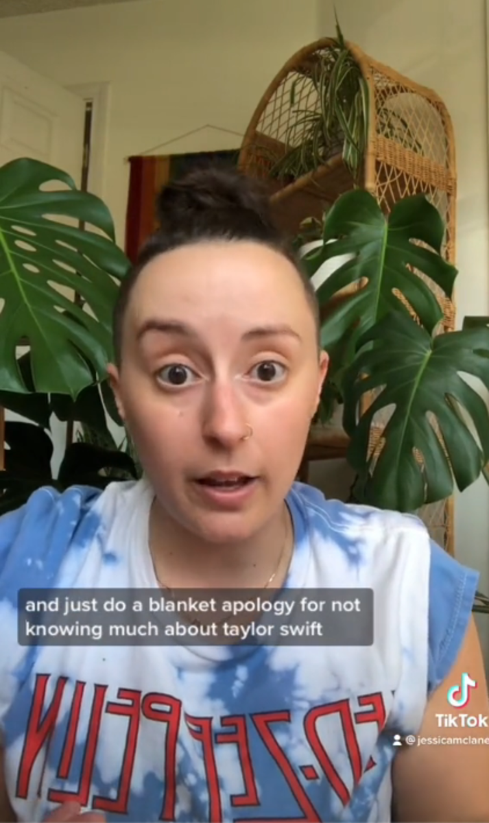 Screenshot of Jessica McLane in a video she posted to TikTok, in Photo Credit: much/Tiktok