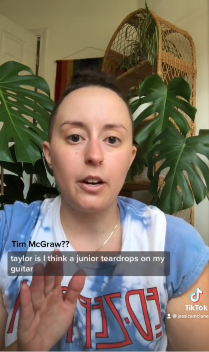 Screenshot of Jessica McLane in a video she posted to TikTok, Photo Credit: much/Tiktok