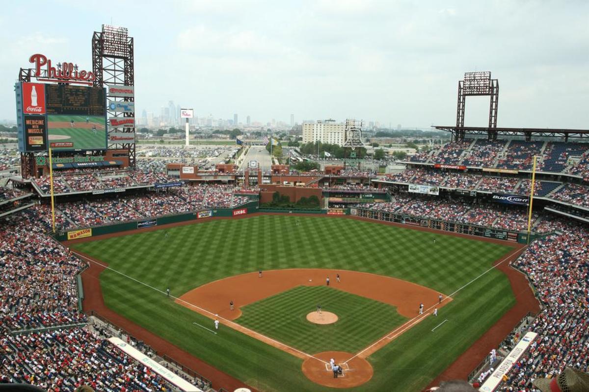 The Citizens Bank Park baseball stadium in Philadelphia, Photo Credit: Jim Epler/Flickr, Cristina Souza/Flickr